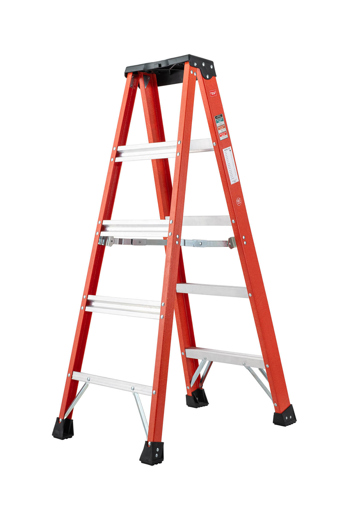 Fiberglass Single Sided A-Shape Ladder (FG) - Step by Step