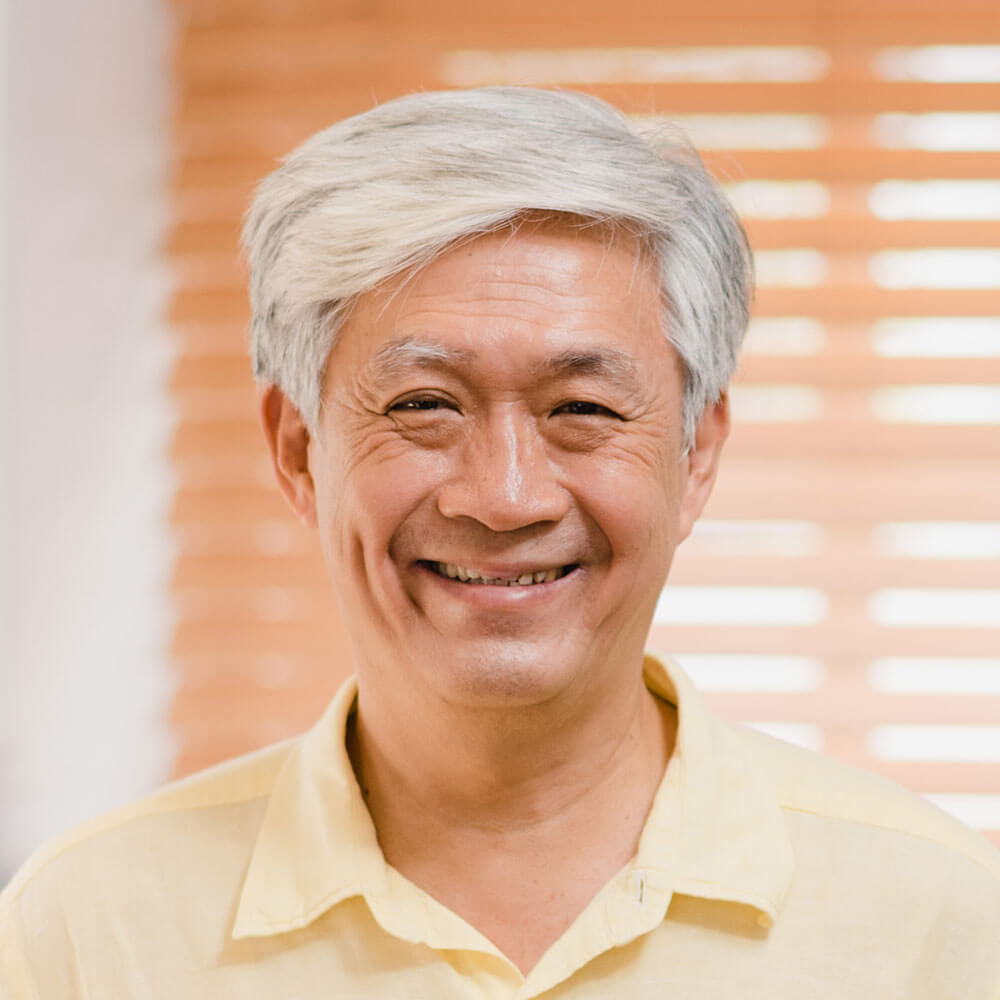 Mr Albert Ho, 56 years old