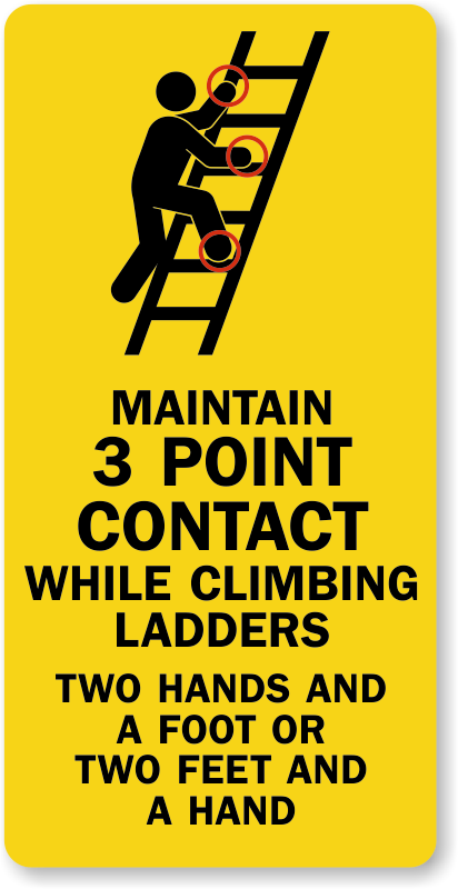 3-point contact ladder