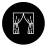 Hanging curtains or décor Hanging curtains or décor