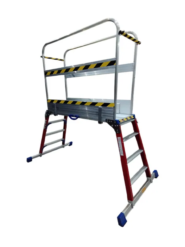 Fiberglass Working Platform Ladder Fiberglass Working Platform Ladder