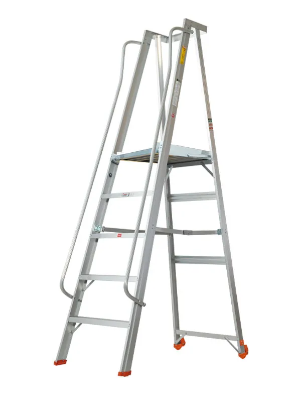 Aluminium Platform Trolley Ladder