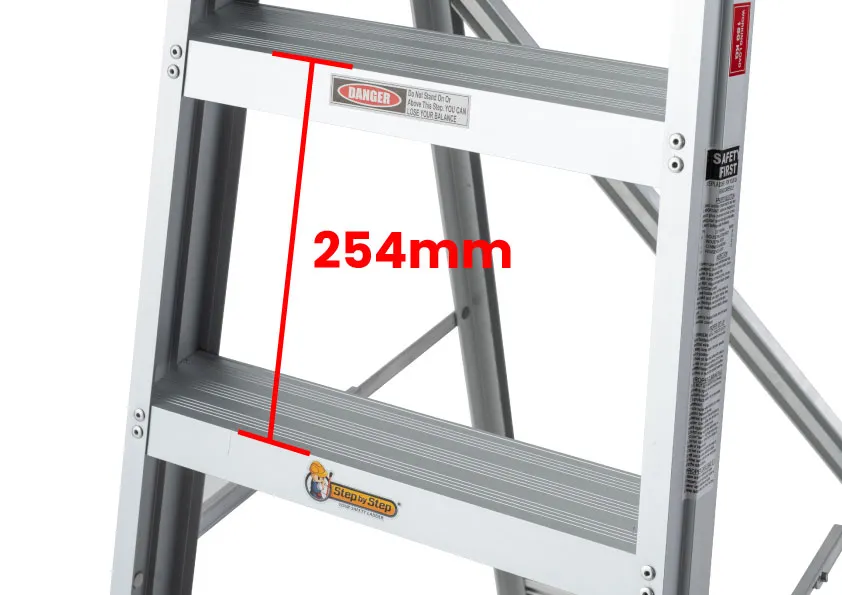 254mm Step Interval