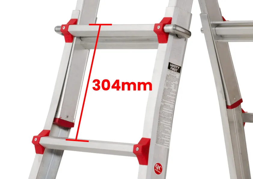 304mm Step Interval 304mm Step Interval