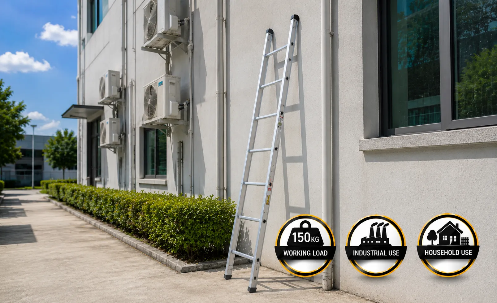 Aluminium Single Pole Ladder Aluminium Single Pole Ladder