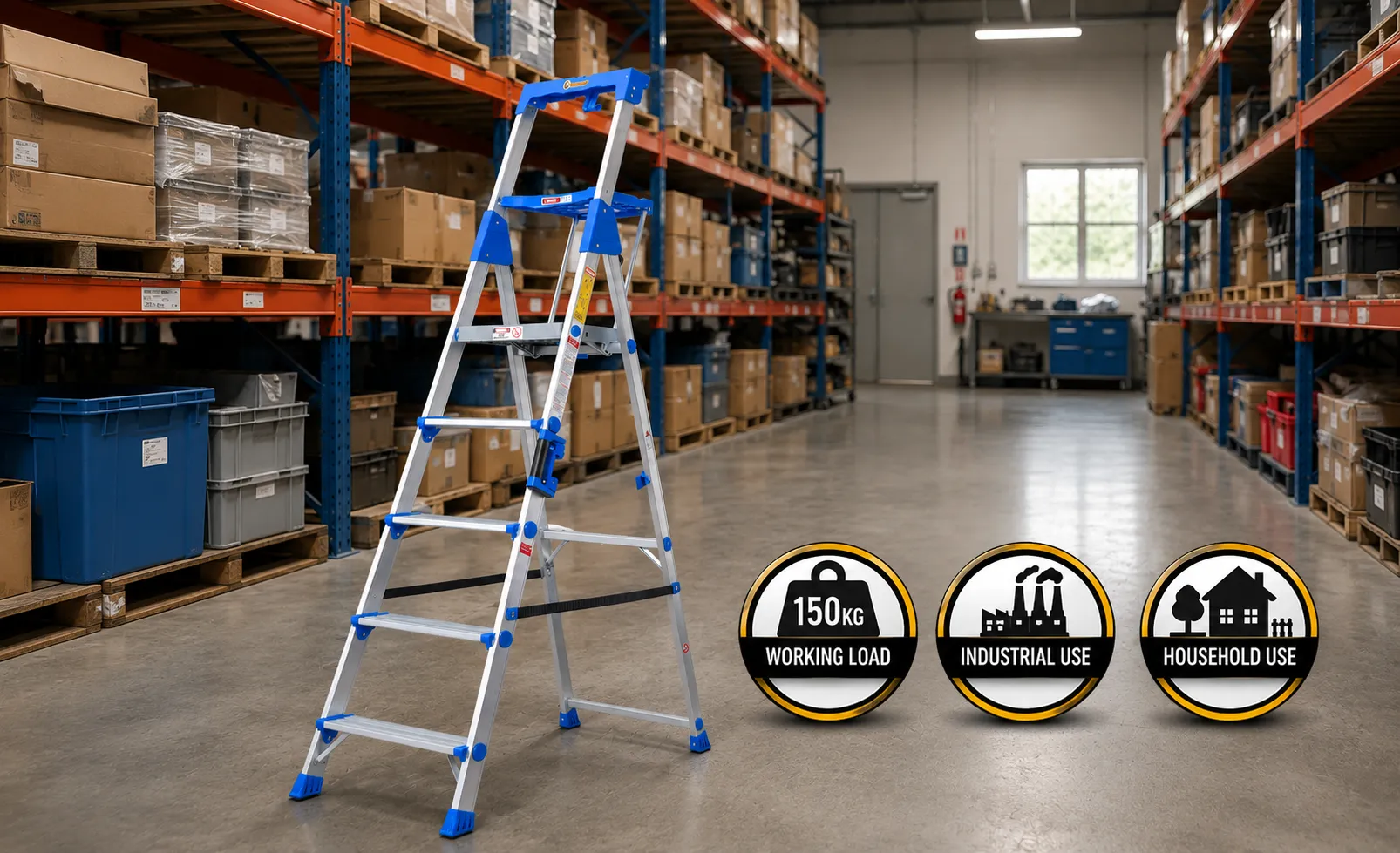 Aluminium Working Tray Ladder Aluminium Working Tray Ladder