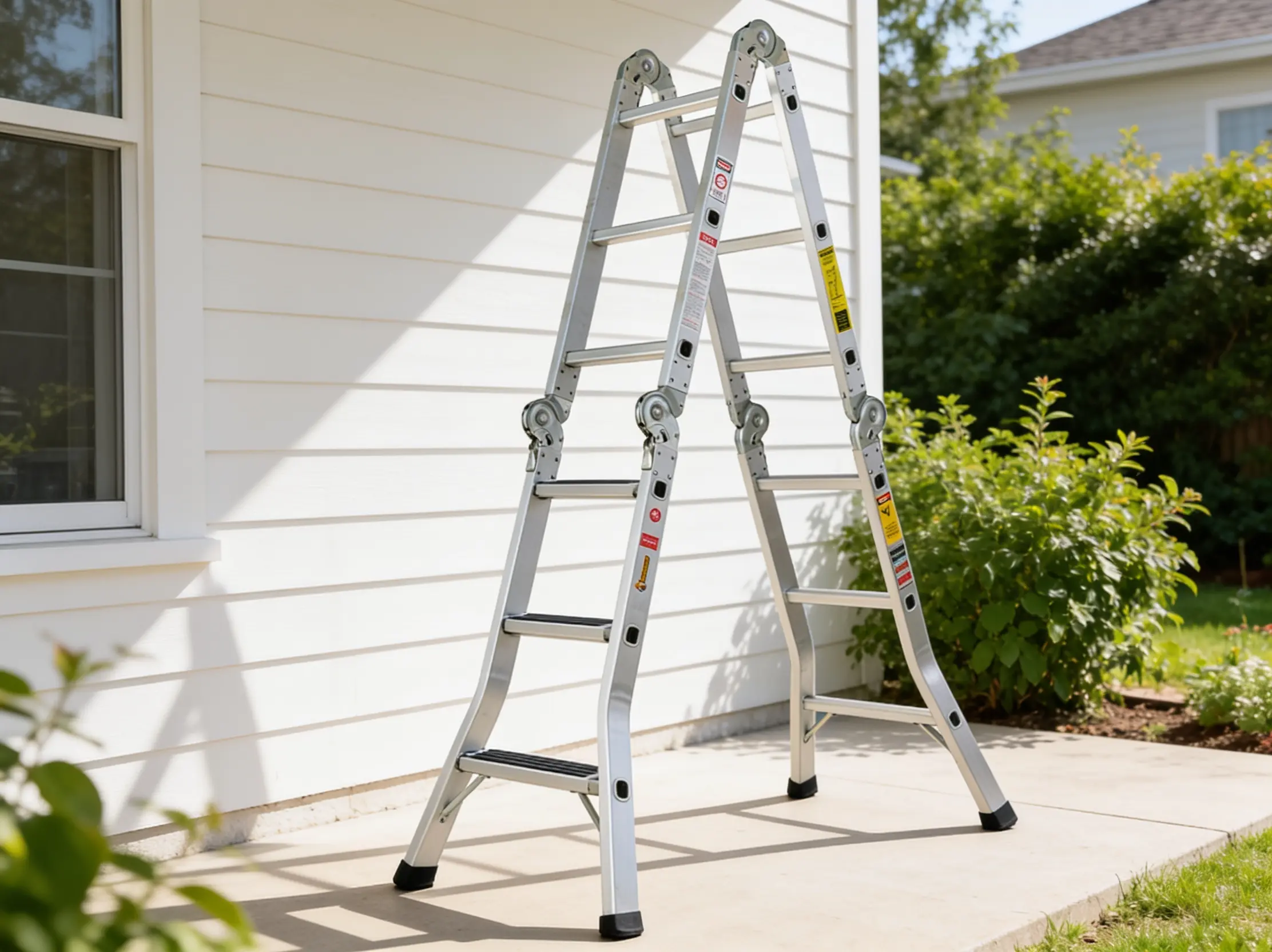 Combination Ladder 2 Aluminium Multipurpose Ladder for House Use